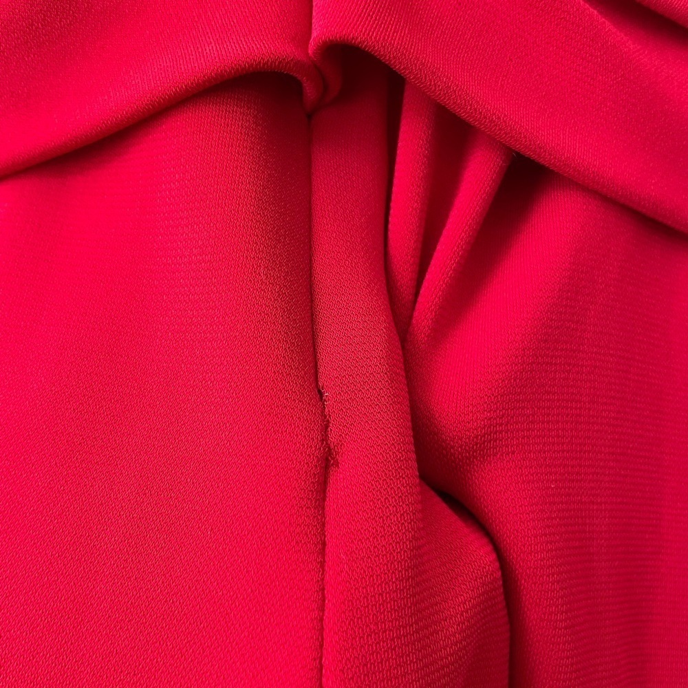 MaxMara Red Cocktail Midi Sheath Party Dress size 38 - Picture 7 of 10